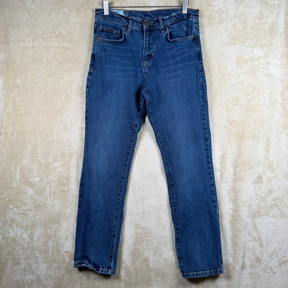 Marine Layer Mens Straight Leg Jeans Blue Denim 32x32 Casual Stretch Classic